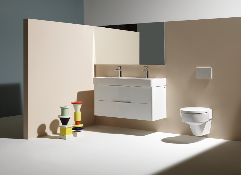 Wall-hung WC 'rimless', washdown, without flushing rim | Wall-hung 