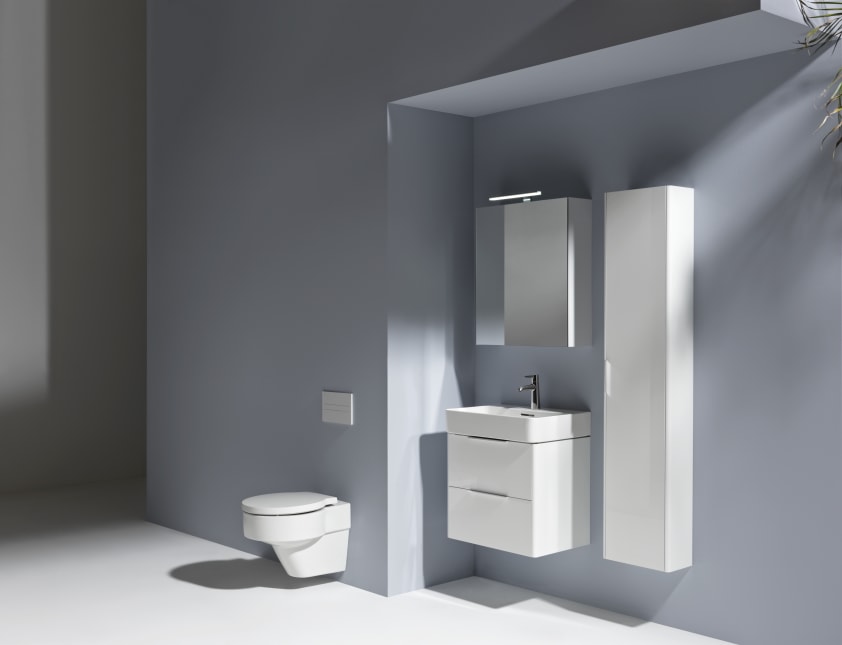 Wall-hung WC 'rimless', washdown, without flushing rim | Wall-hung 