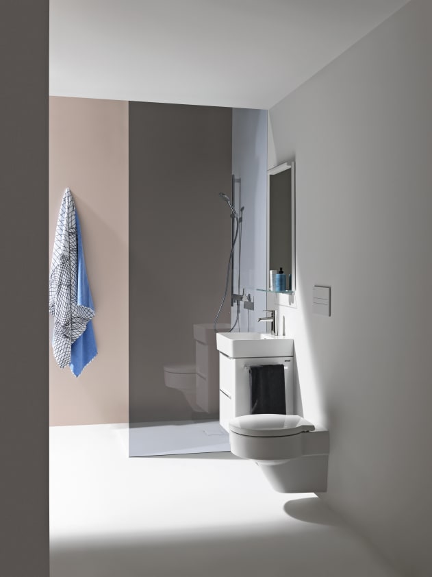 Wall-hung WC 'rimless', washdown, without flushing rim | Wall-hung 